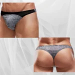 Tanga hombre animal print