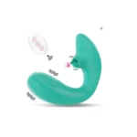 Vibrador estimulador 
clitoris y punto g
Con control remoto