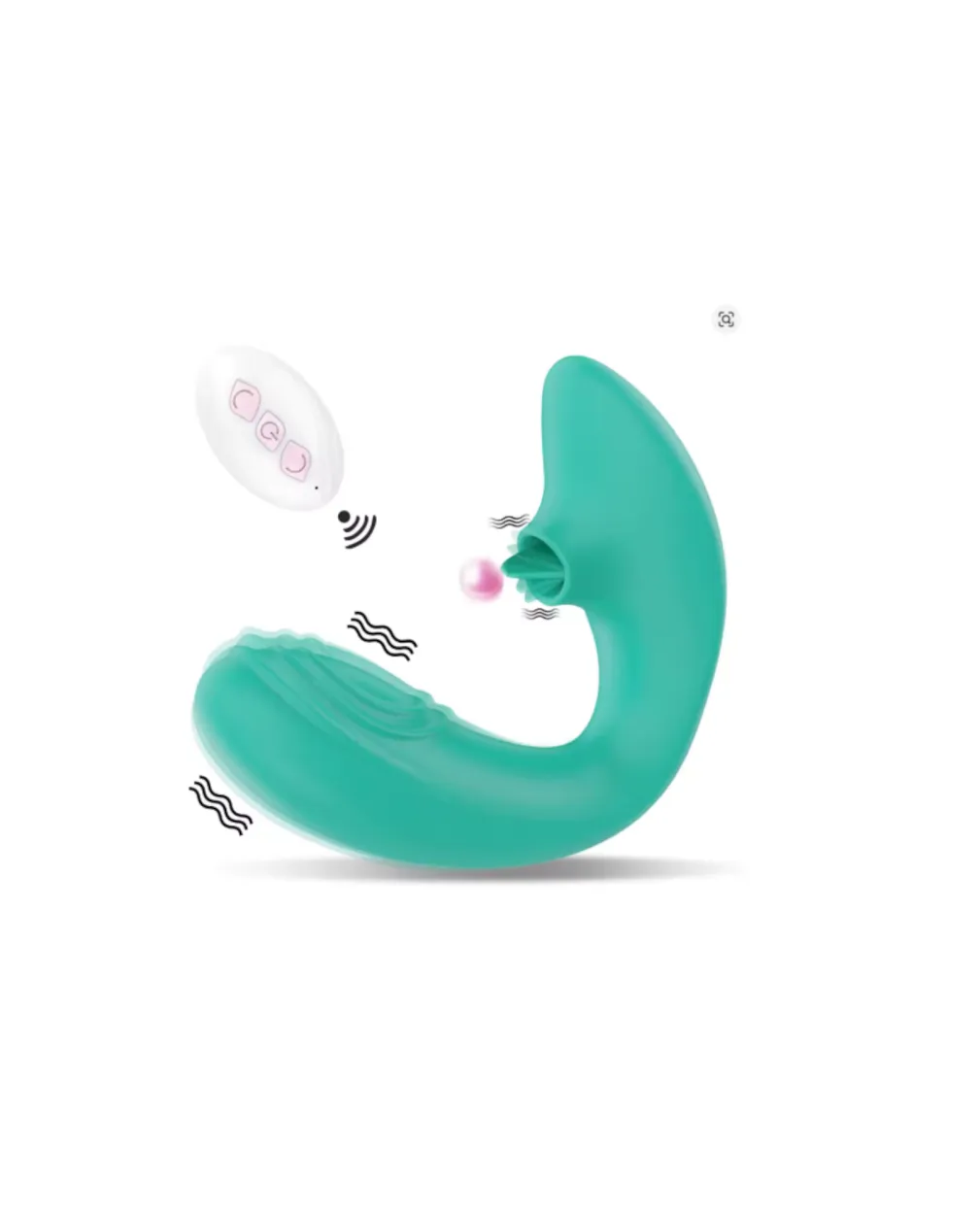 _VIB LENGUA CONTROL Vibrador estimulador
clitoris y punto g
Con control remoto - Imagen 1